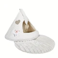 RATTLE CAT CAP LOVE NATURAL - budka dla kota
