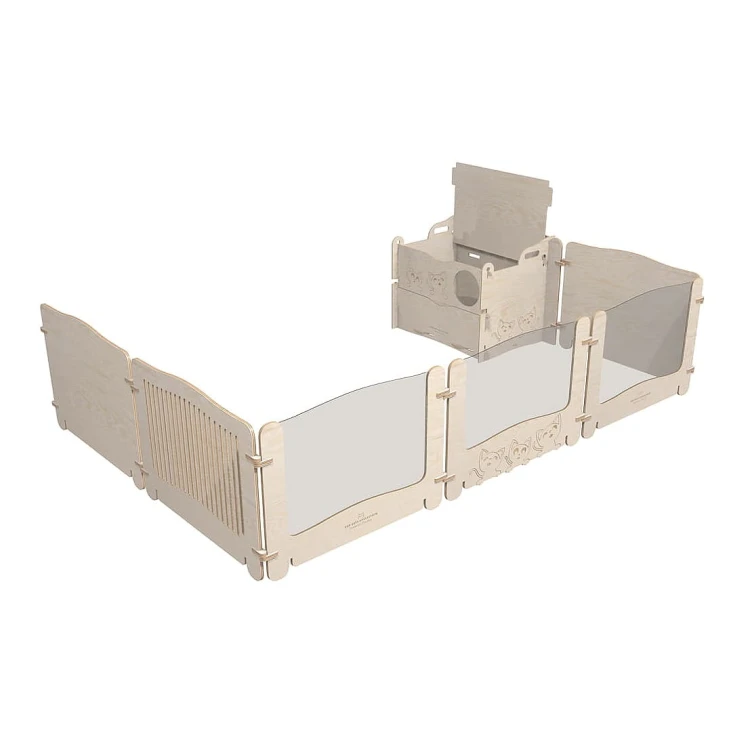 Panel Plexi Cat kojca dla kociąt | wys. 55 cm | moduł