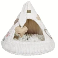 RATTLE CAT CAP LOVE NATURAL - budka dla kota