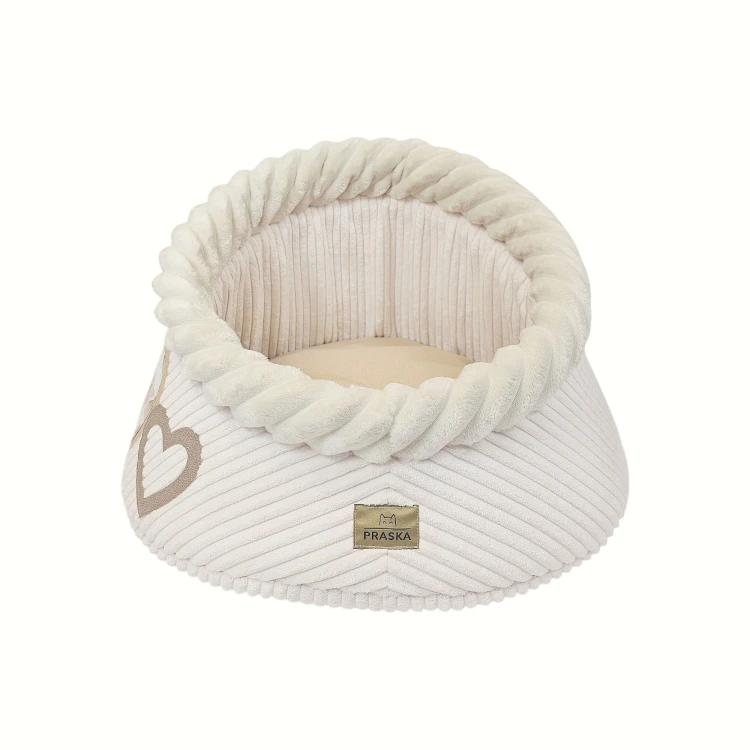 HIDE'IN GOODY LOVE NATURAL – legowisko premium dla kota i pieska | Ø 50 cm