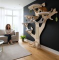Drapak DRZEWKO DĄB 2 na ścianę dla kota