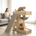 PIXIE HOME z DRAPAKIEM L – luksusowy mebel dla kota