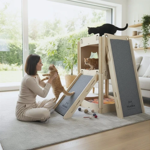 Drapak dla kota HOME BIS – luksusowy mebel i plac zabaw