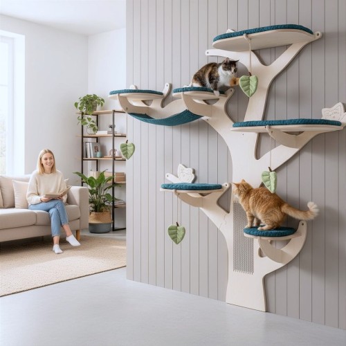 Drapak DRZEWKO WIERZBA CAT (L) na ścianę dla kota