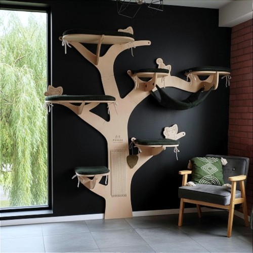 WILLOW TREE CAT Scratching Post (P) for a wall for cats | available  variants - Praska SHOP