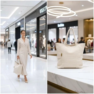 VELA bag | premium shopper tote | PRASKA HOME | choose fabric choose color