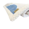 Kocyk AQUA | miękki, elegancki z aplikacją 3D