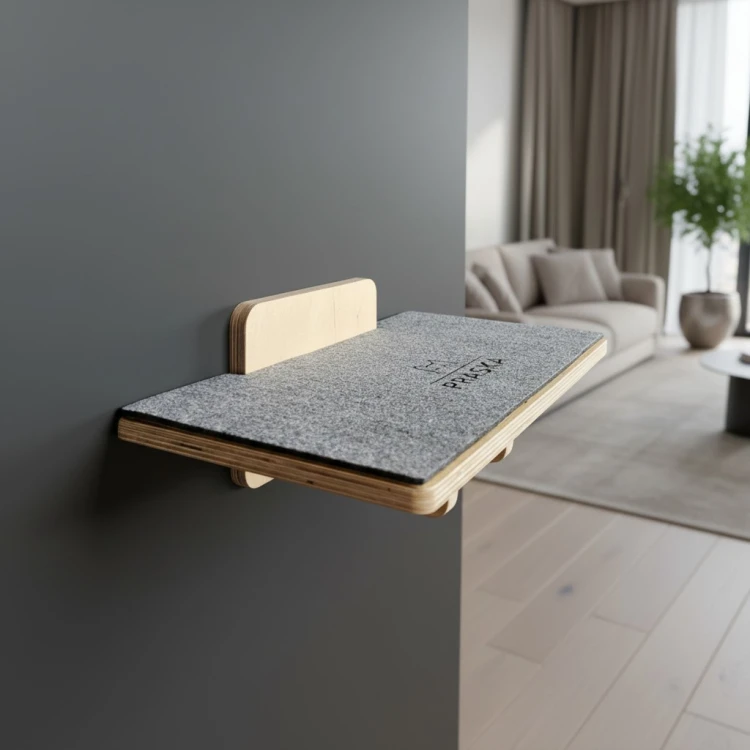 Wymienny filc 60×35 cm do półki ściennej dla kota
