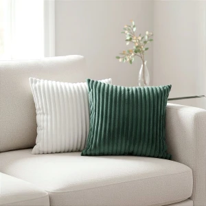 Decorative FUR Cushion | elegant accessory | removable cover | choose color and size