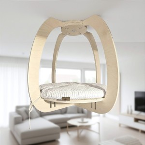 Półka dla kota na sufit | park linowy dla kota | designerska półka CIRCLE XL  | dostępne warianty