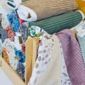 KOCYK PATCHWORK NIESPODZIANKA | 60×50 cm | unikat z rabatem 40%