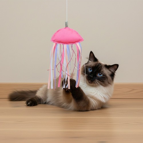 MEDUZA AQUA – zabawka sensoryczna dla kota