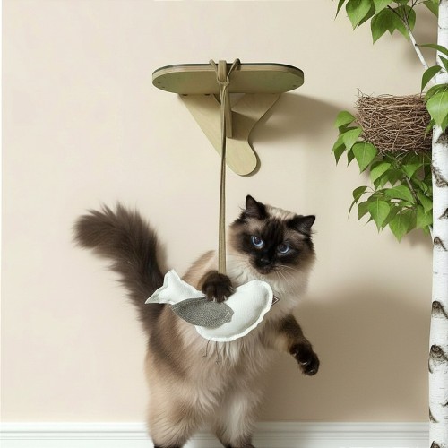 Ptaszek | Wisząca zabawka dla kota i dekoracja do produktów PRASKA