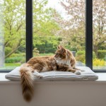 Legowisko dla kota PARAPET z futra | dostępne warianty 