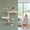 STOKROTKA TRIO | mebel - ścienny drapak dla kota premium