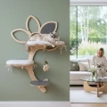 STOKROTKA TRIO | mebel - ścienny drapak dla kota premium