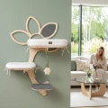 STOKROTKA TRIO z gniazdkiem | mebel - ścienny drapak dla kota premium