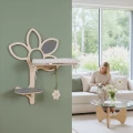 STOKROTKA DUO | ścienny drapak dla kota premium