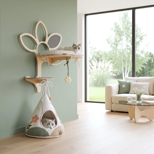 ZESTAW GARDEN STOKROTKA DUO dla kota | gniazdko + CAT CAB