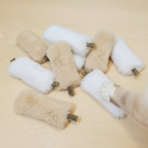 FIGIEL - 2 sztuki w zestawie | zabawka dla kota z futerka, interaktywna