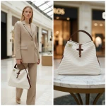 RIVA - torba tote, miękka, elegancka, kompaktowy uchwyt