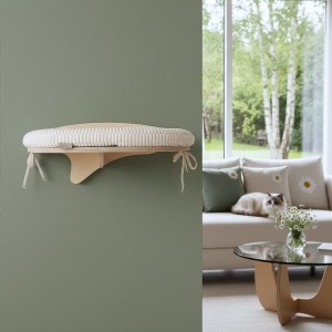 SOLO - półka dla kota na ścianę z legowiskiem | dostępne warianty