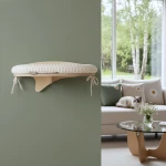 SOLO - wall-mounted cat shelf with bed | available variants