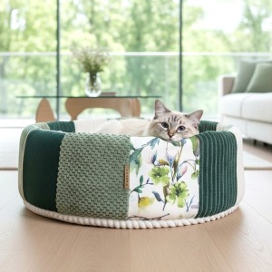 Gniazdko PATCHWORK FOREST – legowisko dla kota i małego psa | różne warianty 