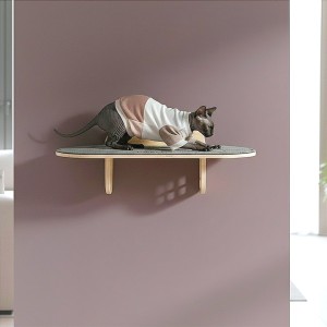 Drapak ścienny dla kota | półka do leżenia i drapania | OVALSLEEP