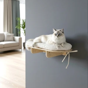 Cat shelf with bed | OVALSLEEP | available variants