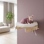 Półka dla kota z legowiskiem | OVALREST | dostępne warianty