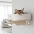 Półka na ścianę OVALREST GNIAZDKO dla kota | 50×35 cm