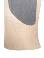 Drapak ścienny dla małego kota - niski drewniany pień z filcem
