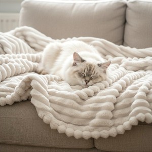 Ciepły gruby koc premium FURIO | efekt kołdry, koc termiczny | dostępne warianty