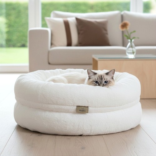 Legowisko dla kota LUSSY 2w1 | przytulne, puszyste | średnica 50 cm