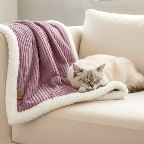 Koc dla kota BABY | kocyk dla kota z futrem i ociepleniem