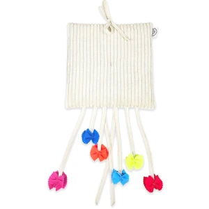 BOW NEST for scratching post | with felt bows | choose fabric
