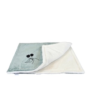 - 30% OUTLET – KOC 100 x 69, pastelowy turkus z myszką