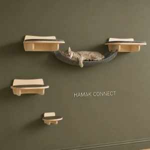 CONNECT Hammock 70×38 cm | wall shelf connecting element | fabric selection