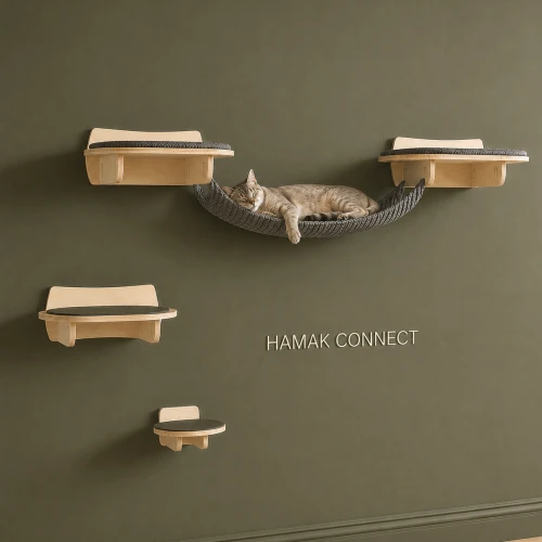 Hamak CONNECT 70×38 cm | element łączący półki ścienne