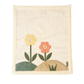 Koc dla kota GARDEN | elegancki kocyk 50x 60 z aplikacjami 3D