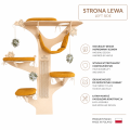 Drapak DRZEWKO KLON na ścianę dla kota