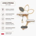 Drapak ścienny dla kota STOKROTKA TRIO   - strona lewa