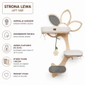 Drapak ścienny dla kota STOKROTKA TRIO - strona lewa