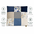 Mata dla dużego kota PATCHWORK LAZUR 70x60 cm - miękkie posłanie premium