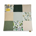 Mata dla dużego kota PATCHWORK OLIWKA 70x60 cm - miękkie posłanie premium