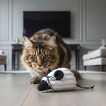 JERRY - myszka zabawka sensoryczna z walerianą dla kota/wybierz kolor 
