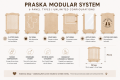 Kojec hodowlany dla kociąt 75 cm - modułowy kojec dla małych kotów