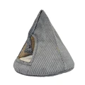 Budka dla kota RATTLE CAT CAP | domek z zabawką