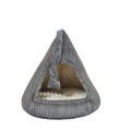 Budka dla kota RATTLE CAT CAP | domek z zabawką